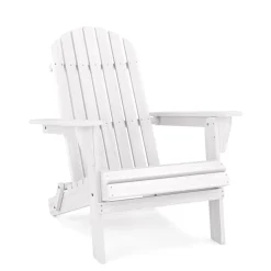 Gartenstuhl Holz ADIRONDACK weiss