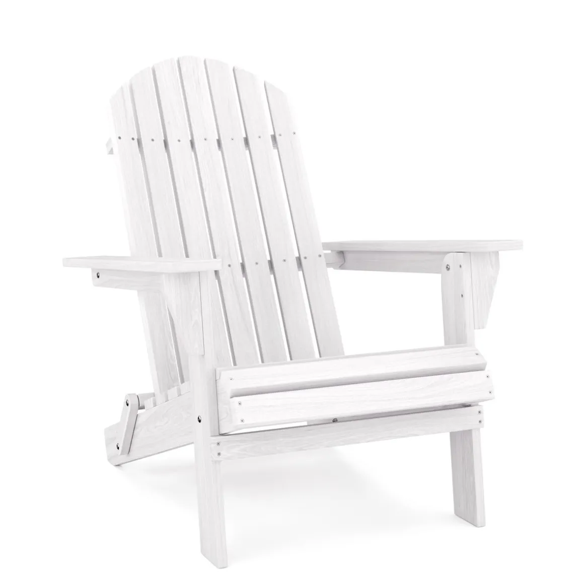 Gartenstuhl Holz ADIRONDACK weiss