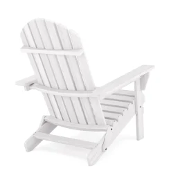 Gartenstuhl Holz ADIRONDACK weiss