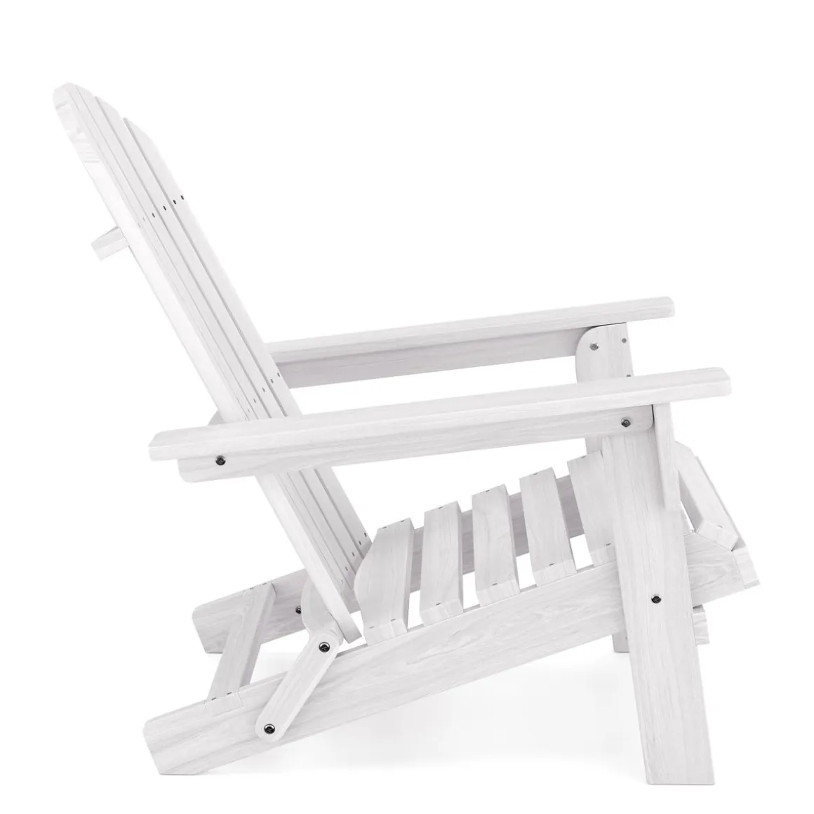 Gartenstuhl Holz ADIRONDACK weiss