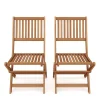 Gartenstuhl Holz AMALFI klappbar 2er Set