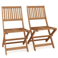 Gartenstuhl Holz AMALFI klappbar 2er Set