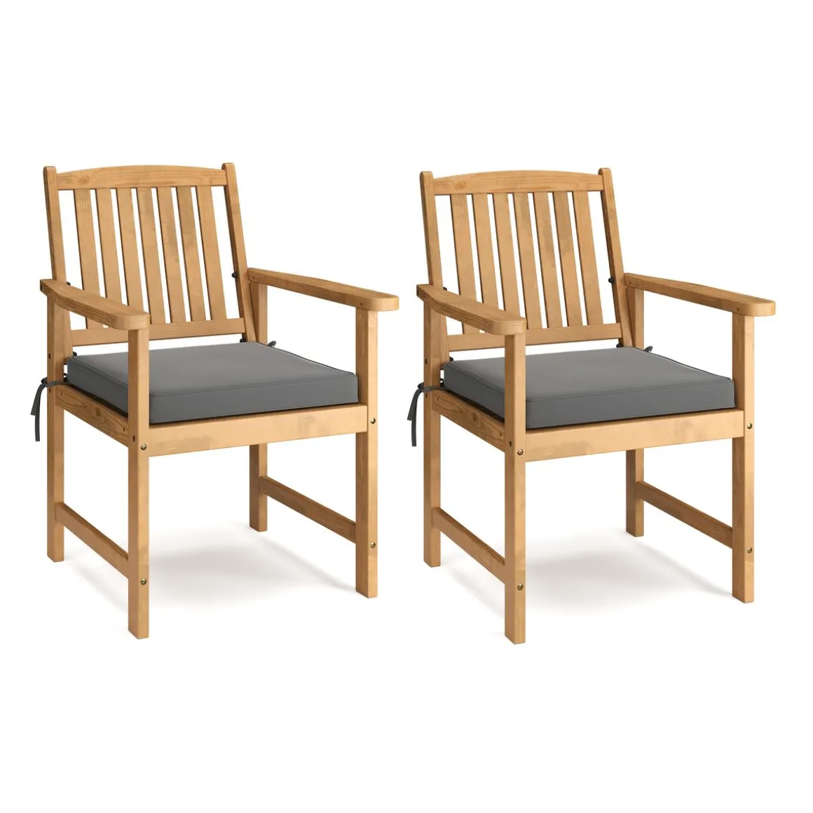 Gartenstuhl Holz LUK 2er Set