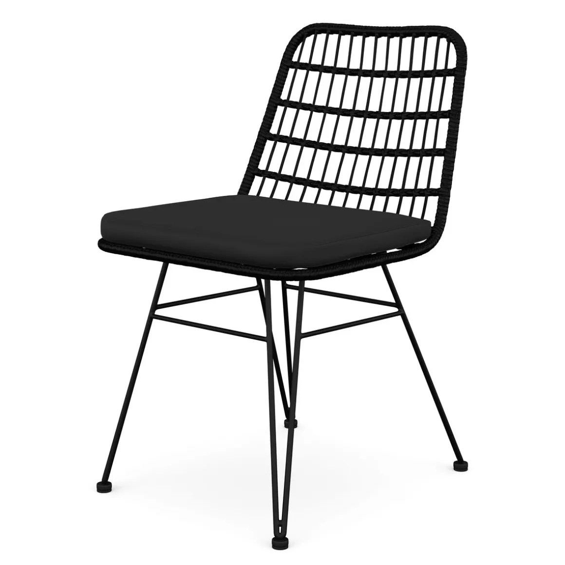 Gartenstuhl JUNO 2er Set schwarz