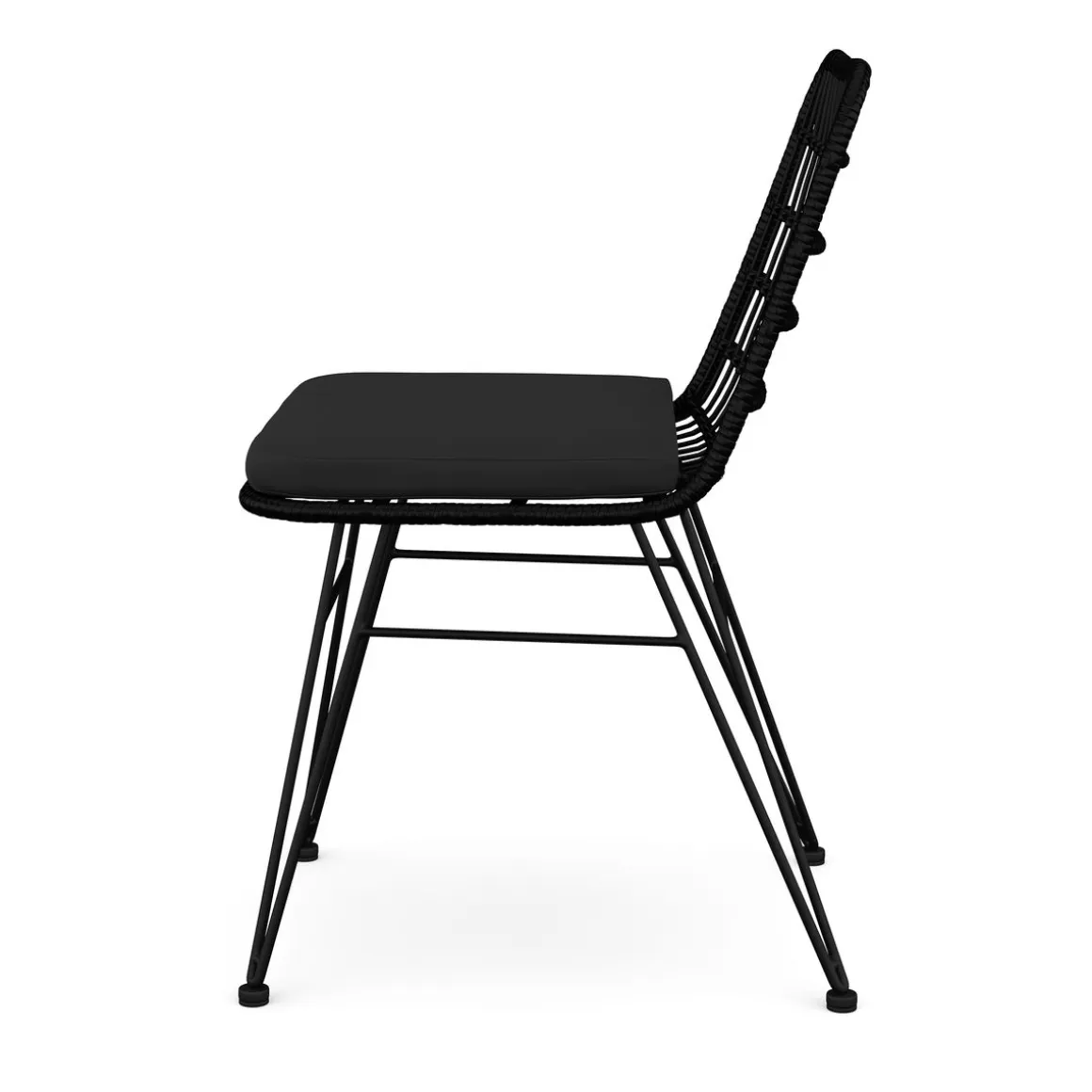 Gartenstuhl JUNO 2er Set schwarz