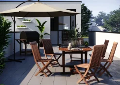 Gartenstuhl KAJA Akazie klappbar 2er Set
