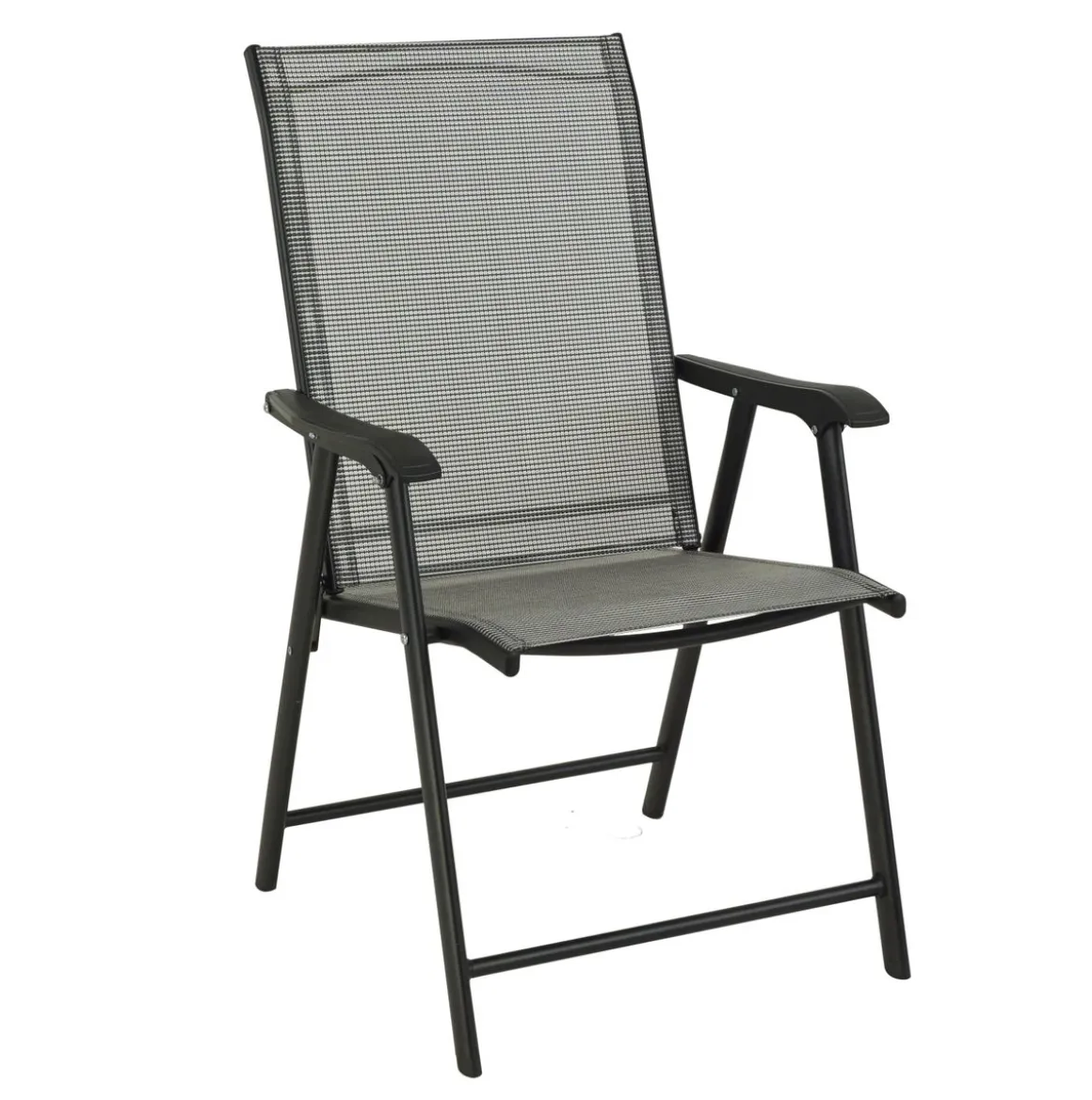 Gartenstuhl klappbar 2er Set anthrazit