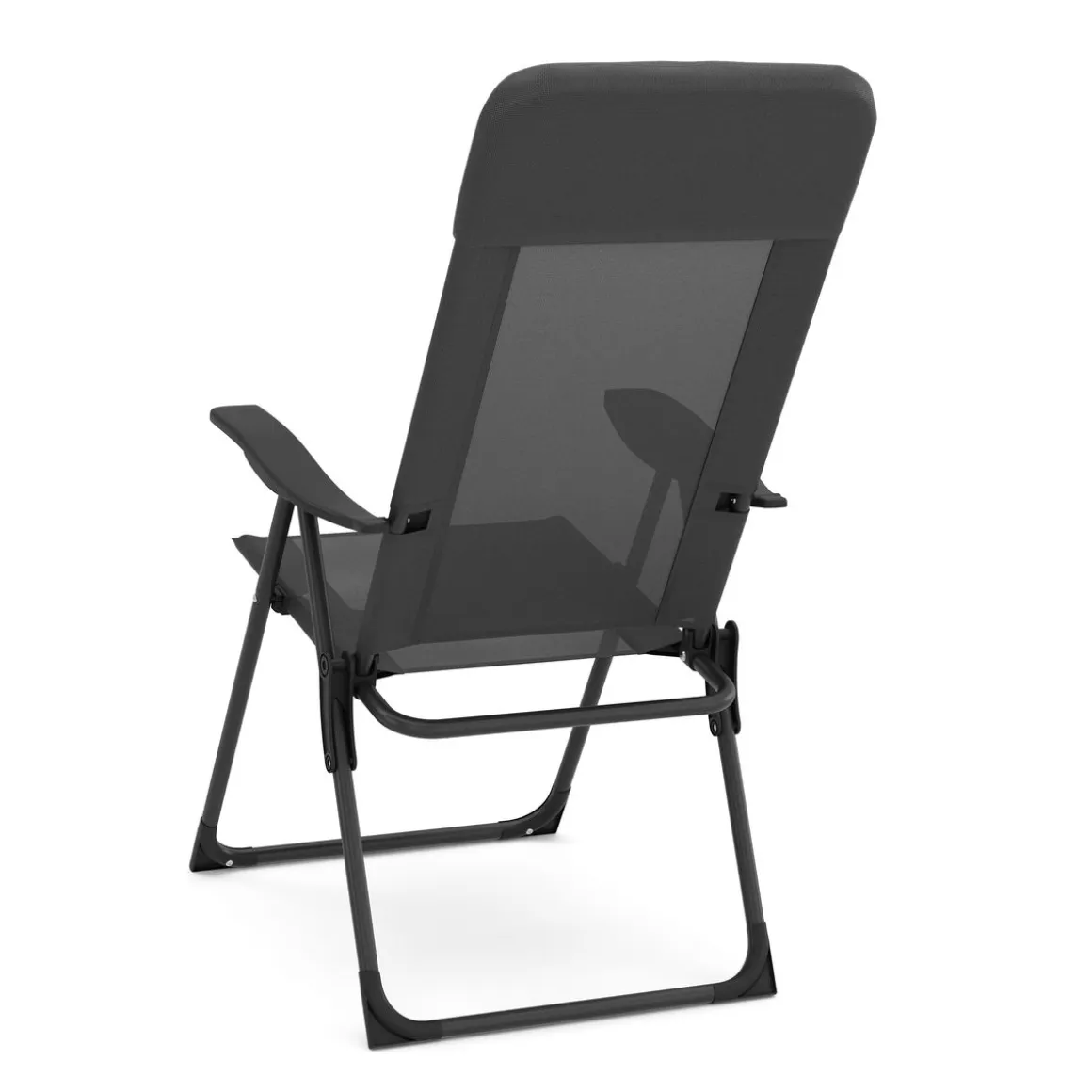 Gartenstuhl LILLIAN 2er Set anthrazit/schwarz