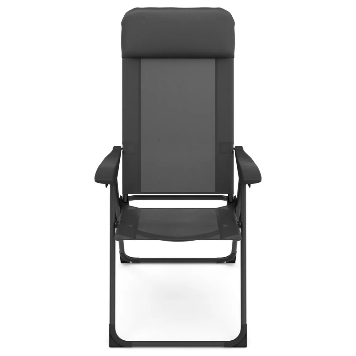Gartenstuhl LILLIAN 2er Set anthrazit/schwarz