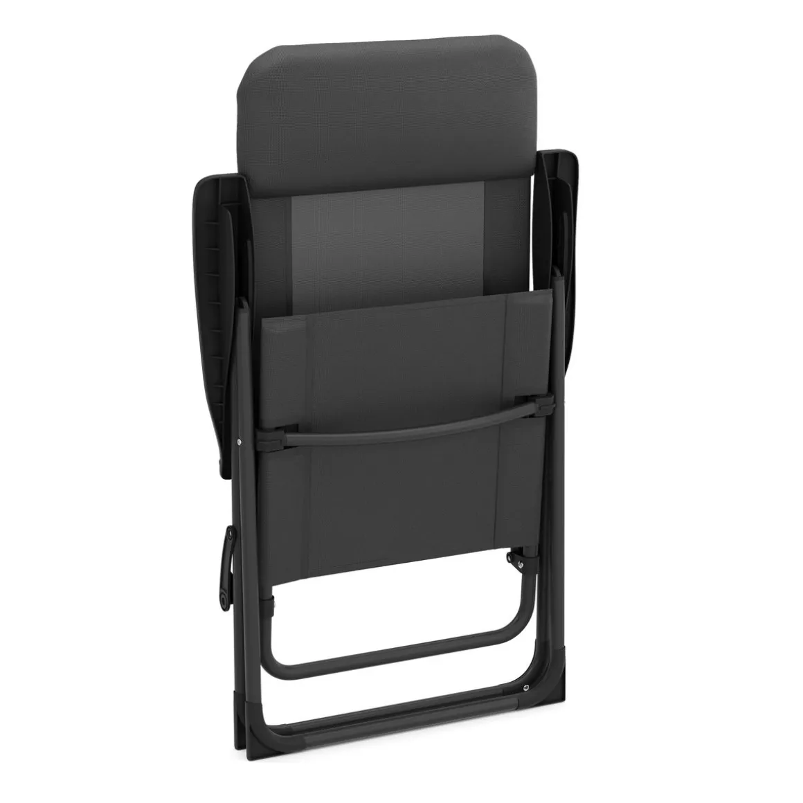 Gartenstuhl LILLIAN 2er Set anthrazit/schwarz