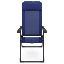 Gartenstuhl LILLIAN 2er Set blau/schwarz