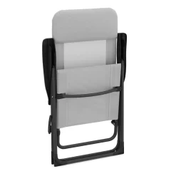 Gartenstuhl LILLIAN 2er Set grau/schwarz