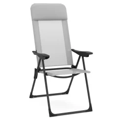 Gartenstuhl LILLIAN 2er Set grau/schwarz
