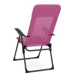 Gartenstuhl LILLIAN 2er Set pink/schwarz