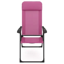 Gartenstuhl LILLIAN 2er Set pink/schwarz