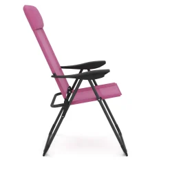 Gartenstuhl LILLIAN 2er Set pink/schwarz