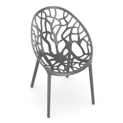 Gartenstuhl LIVA 4er Set anthrazit