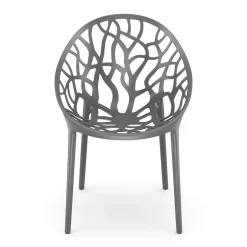Gartenstuhl LIVA 4er Set anthrazit