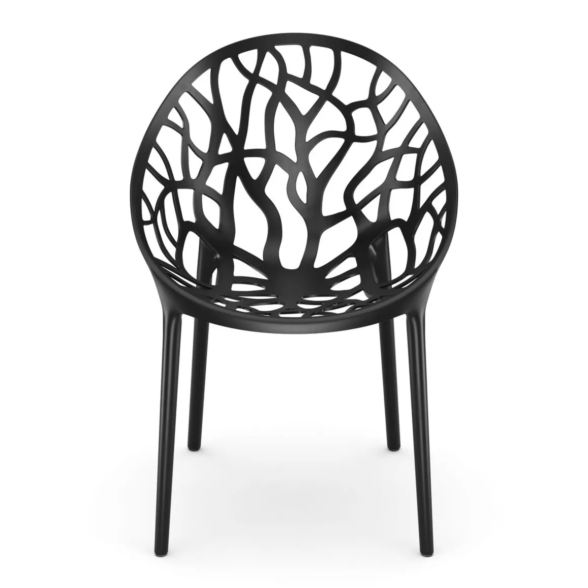 Gartenstuhl LIVA 4er Set schwarz