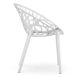 Gartenstuhl LIVA 4er Set weiss