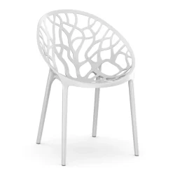 Gartenstuhl LIVA 4er Set weiss