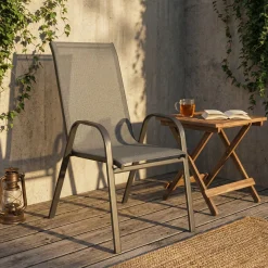 Gartenstuhl LIZ Textilene anthrazit