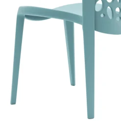 Gartenstuhl LONA 4er Set blau