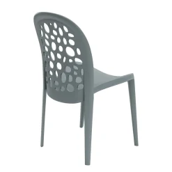 Gartenstuhl LONA 4er Set grau