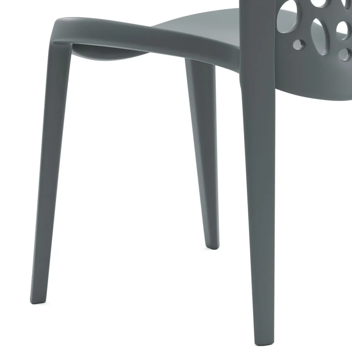 Gartenstuhl LONA 4er Set grau