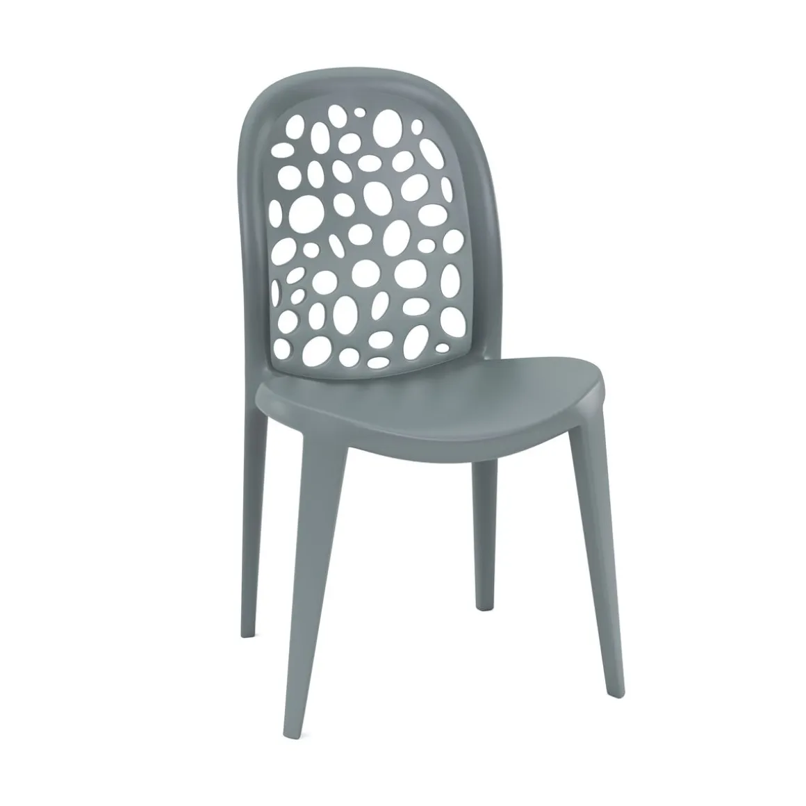 Gartenstuhl LONA 4er Set grau