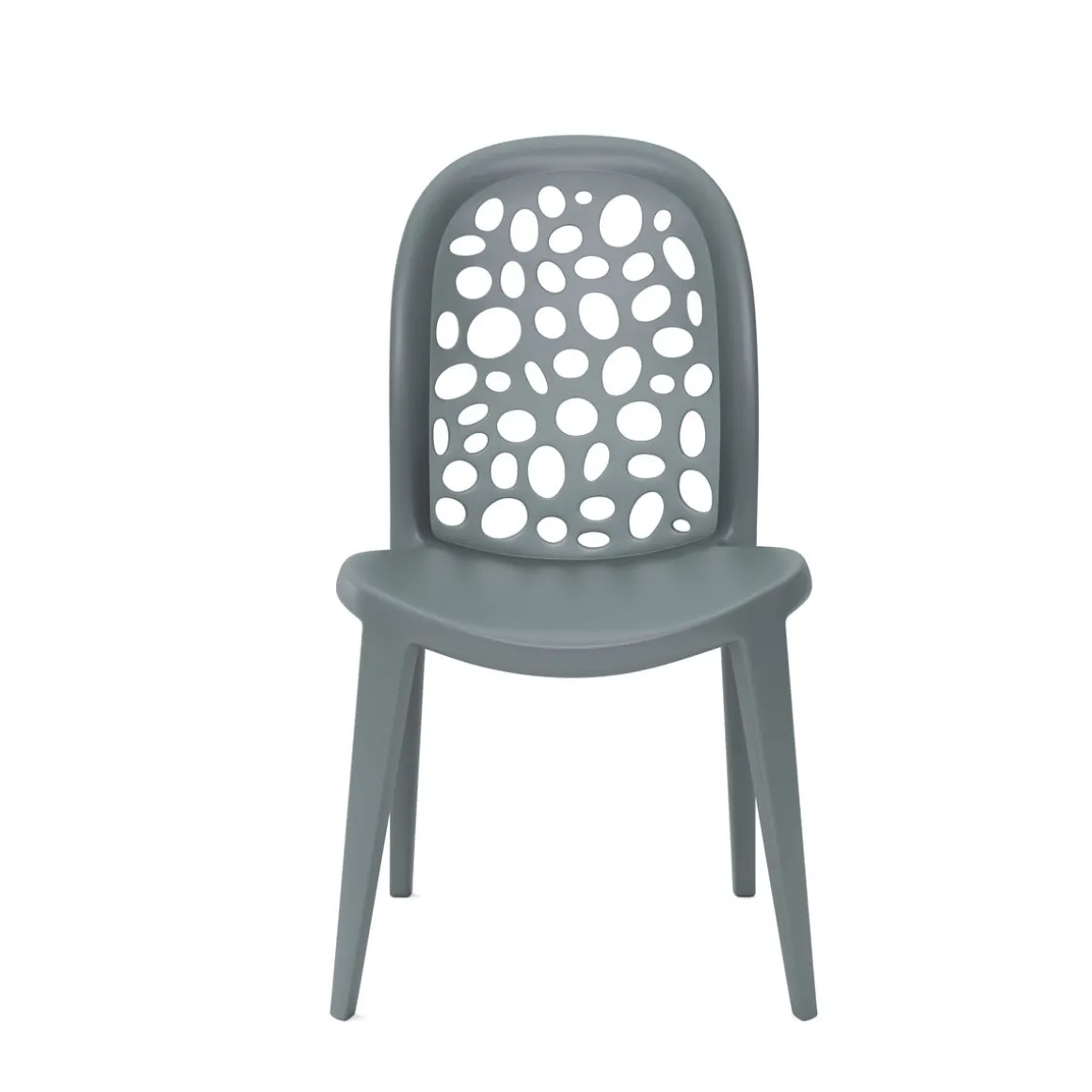 Gartenstuhl LONA 4er Set grau