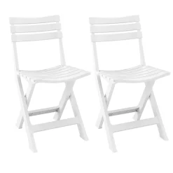 Gartenstuhl MARCO klappbar 2er Set weiss