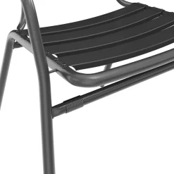 Gartenstuhl NOA Aluminium schwarz