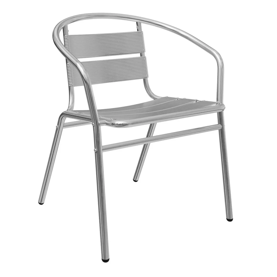 Gartenstuhl NOA Aluminium silber
