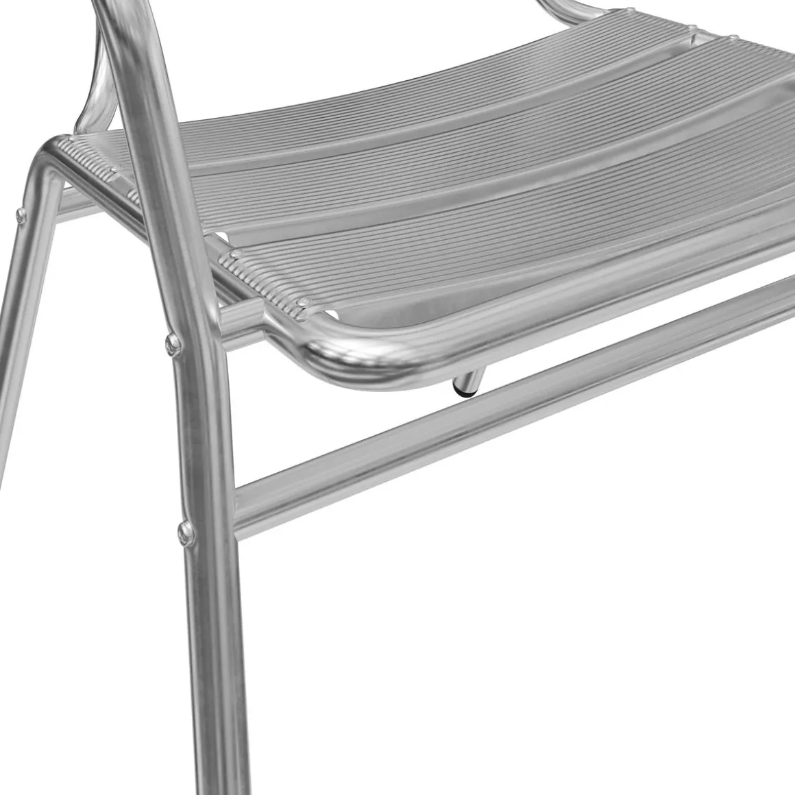 Gartenstuhl NOA Aluminium silber