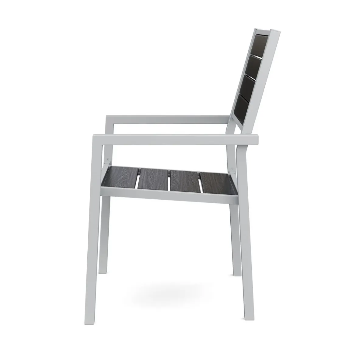Gartenstuhl PELO 2er Set anthrazit