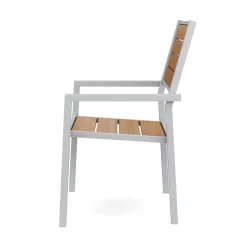 Gartenstuhl PELO 2er Set braun