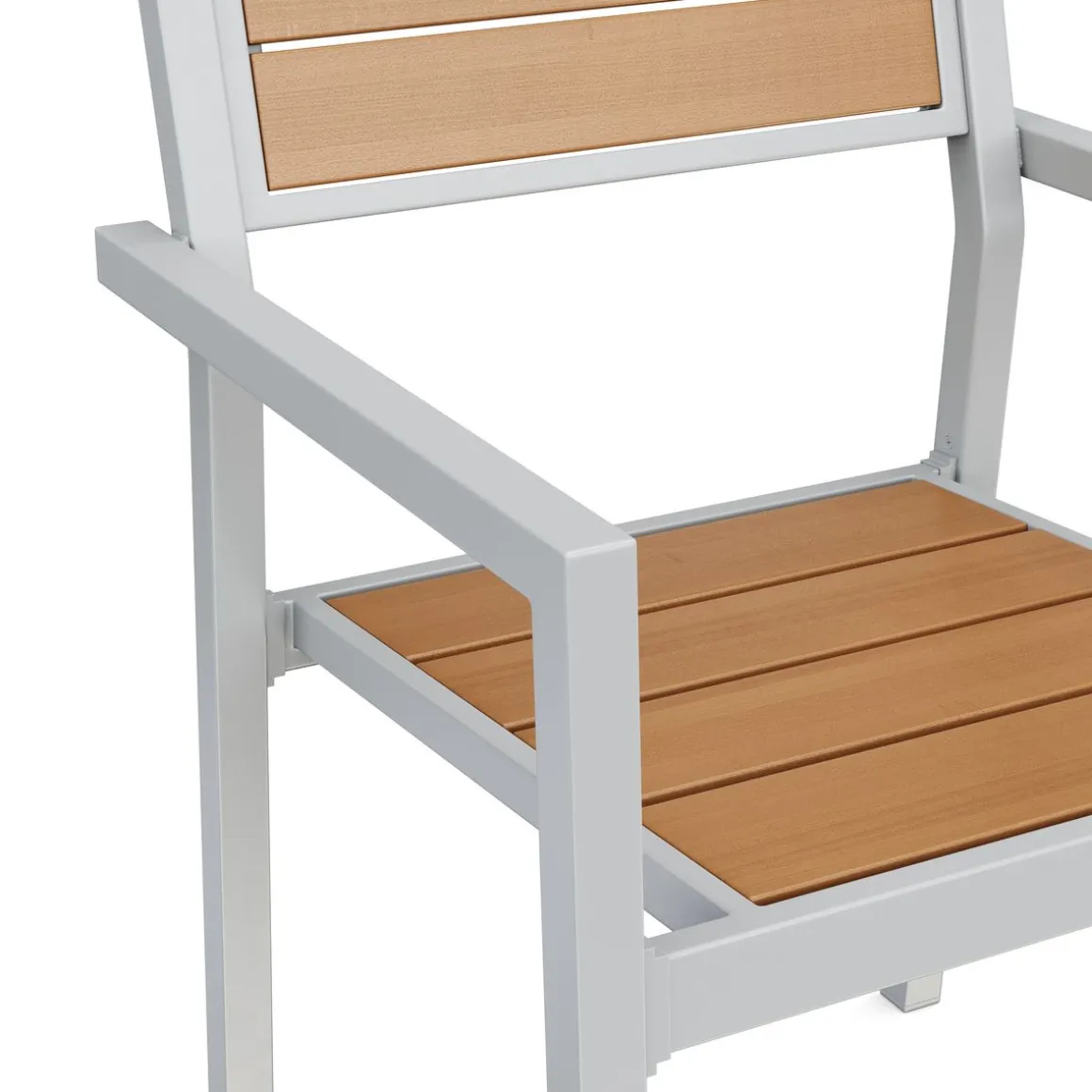Gartenstuhl PELO 2er Set braun