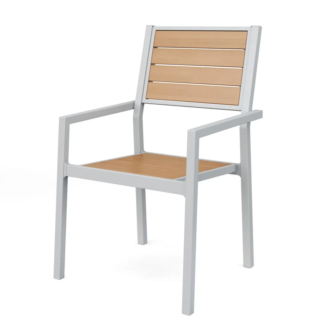 Gartenstuhl PELO 2er Set braun