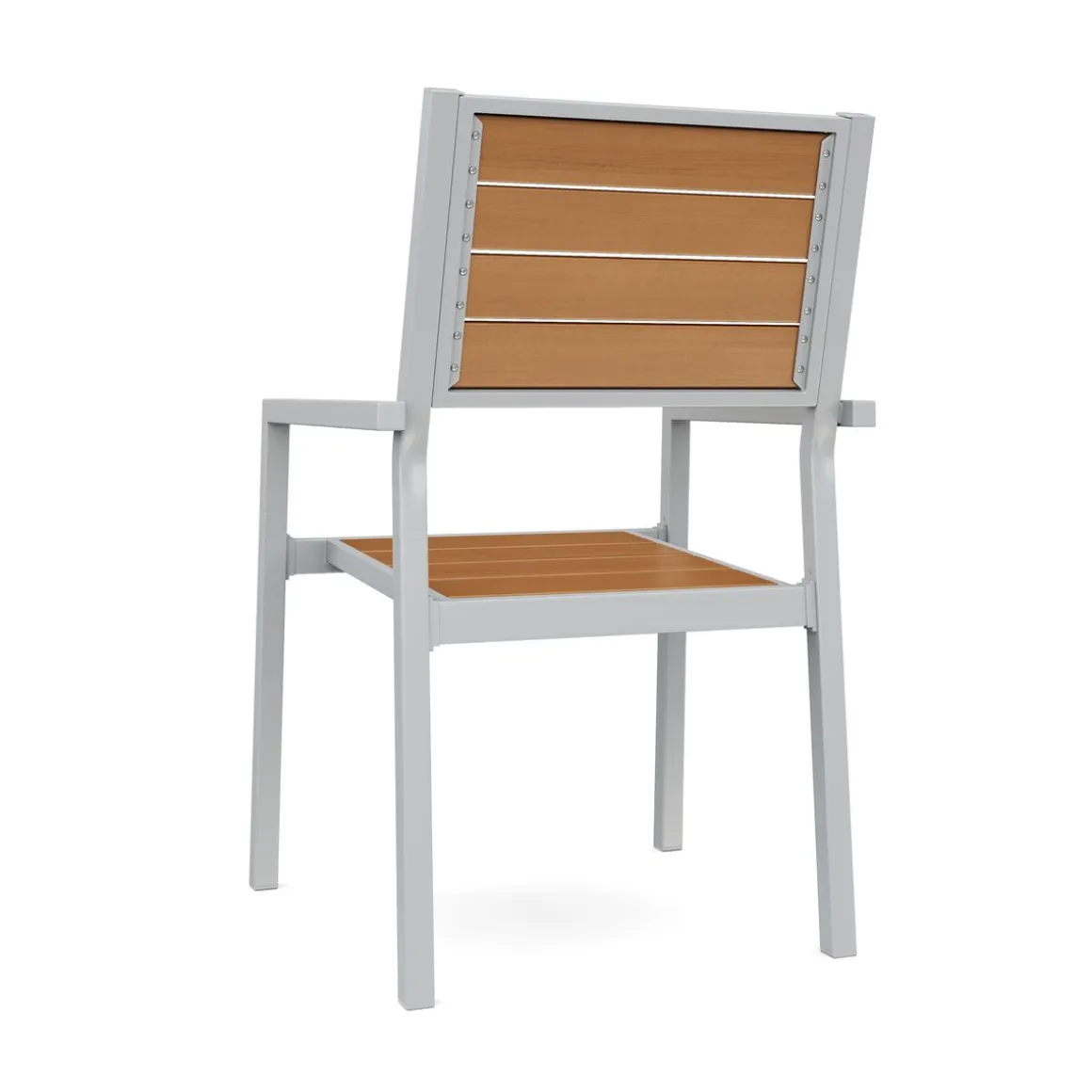 Gartenstuhl PELO 2er Set braun