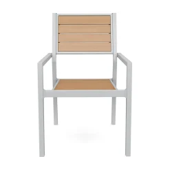 Gartenstuhl PELO 2er Set braun
