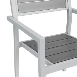 Gartenstuhl PELO 2er Set grau