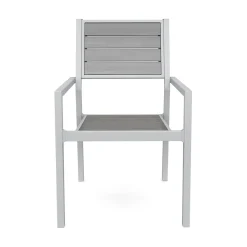 Gartenstuhl PELO 2er Set grau