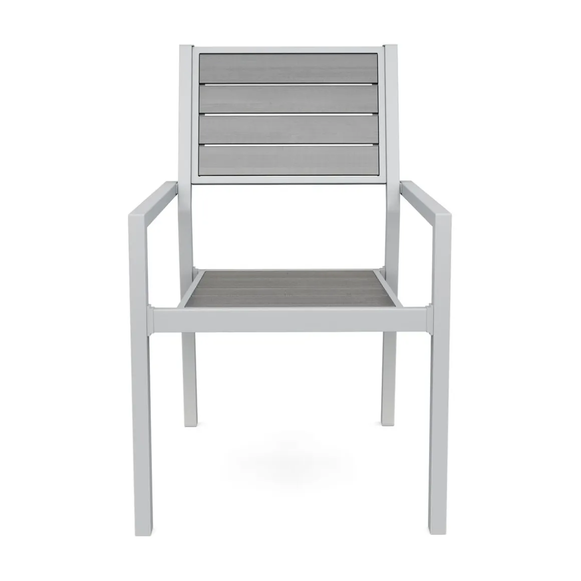 Gartenstuhl PELO 2er Set grau