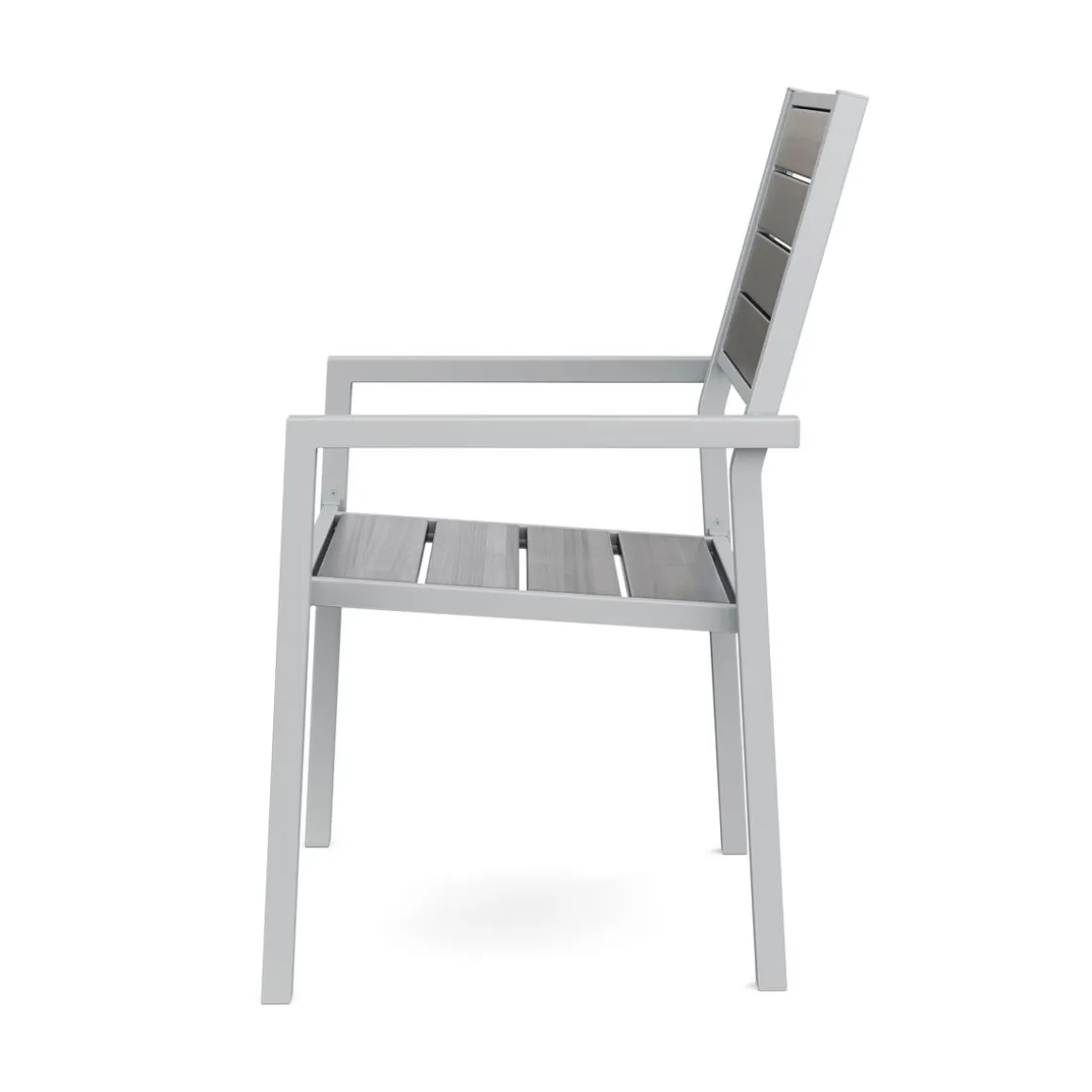Gartenstuhl PELO 2er Set grau