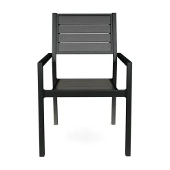 Gartenstuhl PELO 2er Set schwarz