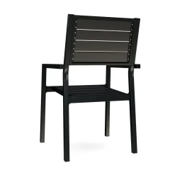 Gartenstuhl PELO 2er Set schwarz
