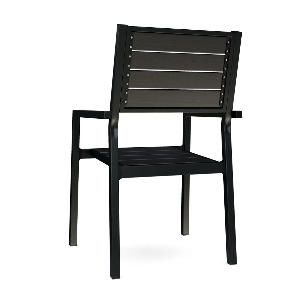 Gartenstuhl PELO 2er Set schwarz