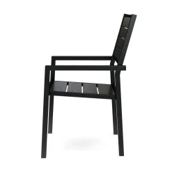 Gartenstuhl PELO 2er Set schwarz