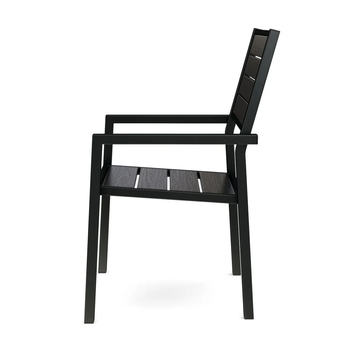 Gartenstuhl PELO 2er Set schwarz